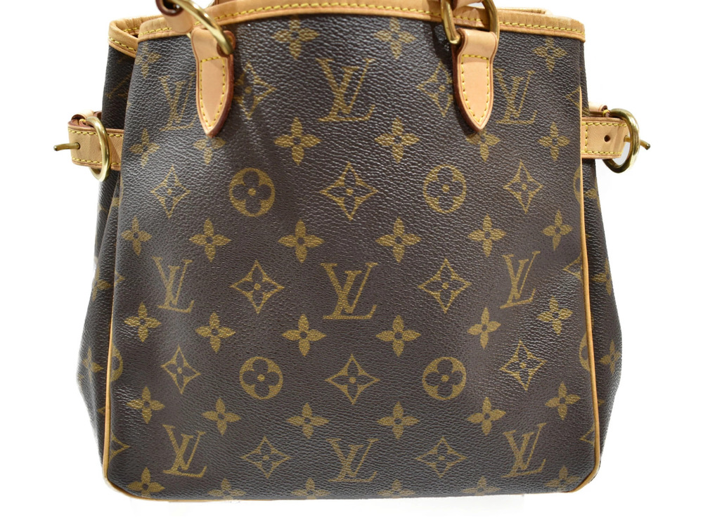 Louis Vuitton Brown Bag Handbag Canvas Batignolles Monogram Brown